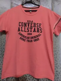 CONVERSE ALLSTARS Tシャツ ピンク LLサイズのサムネイル