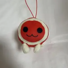 太鼓の達人 どんちゃん 推し色マスコット ぬいぐるみ　赤　①