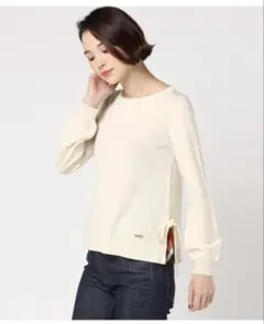 BLUE LABEL CRESTBRIDGE ウォッシャブルウール　リボン付き