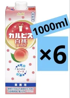 ❗️追加入荷❗️カルピス巨峰 業務用 希釈用原液 6本 2 - メルカリ