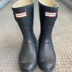 Hunter ハンター　長靴　レインブーツ　ブラック　ショート