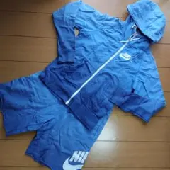 Nike 青 パーカー（Sサイズ）短パン（Мサイズ）セット