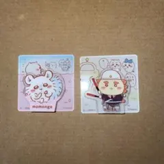ちいかわ アクリルシーンクリップビスケット モモンガ シーサー