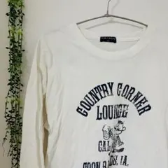 メンズ ユニクロ ロングTシャツ 長袖 秋冬 春夏 綿100 プリント 完売品