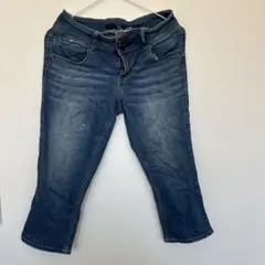 1822 ［S］Denim クロップドデニムパンツ 膝下　ラインが綺麗