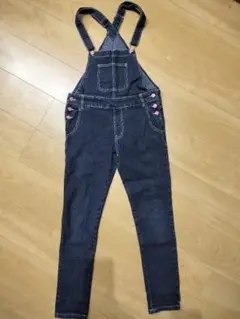 ダークブルー デニムオーバーオール