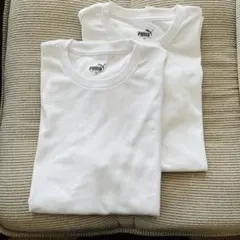PUMA メンズ　半袖丸首Tシャツ　肌着　2枚組　M