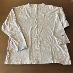グレー 長袖カットソー