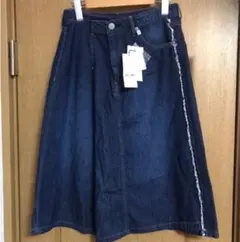 AMERICAN HOLIC タックアシメデニムスカートM