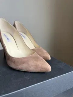 Odette e Odile スエード パンプス ベージュのサムネイル