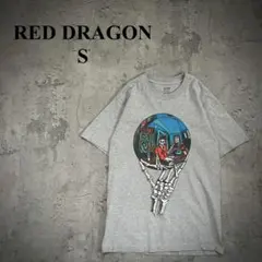 【RED DRAGON】レッドドラゴン（S）スケーターTシャツ＊スカル＊RDS
