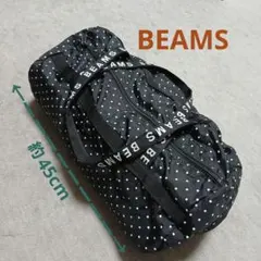BEAMS ドット柄 ボストンバッグ