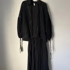 RUIRUE BOUTIQUEシアーレース プリーツスカートセットアップ