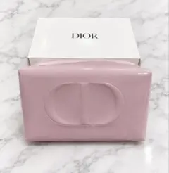 銀座限定 新品 미사용 ★DIOR★ディオール ポーチ ピンク エナメル ノベルティ