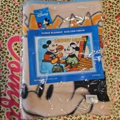 【＊新品＊】 ディズニー フリースブランケット ミッキーマウス ミニーマウス