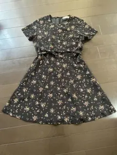 ヴィンテージ レトロ　HARTFORD BY SANYO ワンピース 花柄のサムネイル
