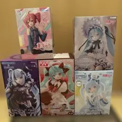 VOCALOIDフィギュアまとめ売り 初音ミク 重音テト 5個セット