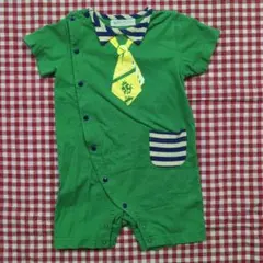 BABY CHEER ネクタイ風 ロンパース 70cmのサムネイル