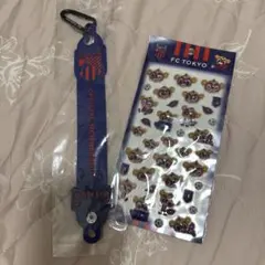 fc東京 タオルキーホルダー&ドロンパ　ぷくぷくシール