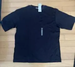 ユニクロ エアリズムコットン 黒Tシャツ