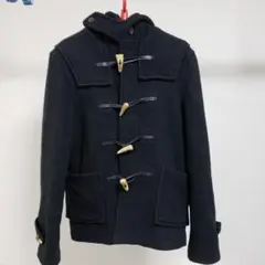 美品！英国製グローバーオールFACTOTUM別注ウールショートダッフルコートM黒 美品！英国製グローバーオールFACTOTUM別注ウールショートダッフル