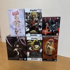 フィギュア まとめ売り 6点セット 鬼滅の刃 ヒロアカ 呪術廻戦 まどマギ