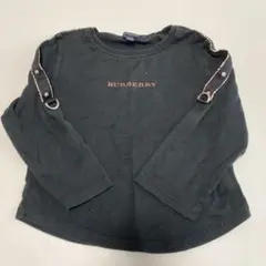 BURBERRY ブラック 七分袖　シャツ 110A