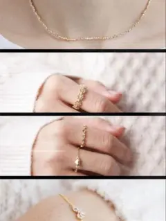 flower アクセサリー 5点セット