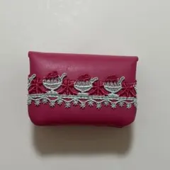 近沢レース　かき氷　ポーチ&カード型ミラー　3点セット 近沢レース かき氷 ポーチ&カード型ミラー 3点セット