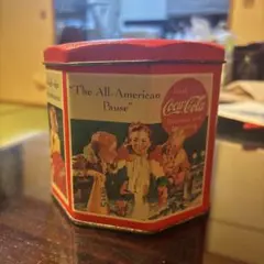 Coca-Cola ビンテージ 八角形 ブリキ缶