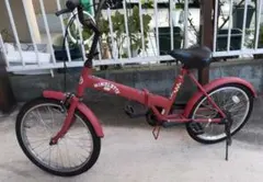 折りたたみ自転車 MIMOLETTE 20インチ ボルドーレッド 折りたたみ自転車あげますあさひミモレット20inchボルドーレッド
