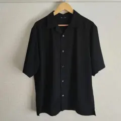 GU 半袖シャツ ブラック メンズ Lサイズ