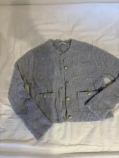 earth music & ecology ラメ入りカーディガン