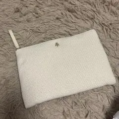 GUERLAIN ホワイトポーチ