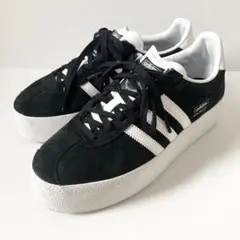 Adidas アディダス ガゼル ガゼルアップ 厚底 ブラック 24.5cm