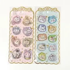 【正規品】まじかるちいかわ ウォーターシール みんな おかお 2種セット