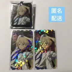 あんスタ　白鳥 藍良　クリアホロチャーム　チケット風ホロカード　スタフォニ