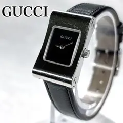 一級品✨GUCCI グッチ 2300L スクエア 腕時計 ブラック文字盤