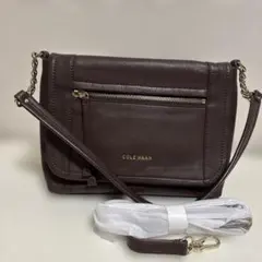 COLE HAAN ダークブラウン ショルダーバッグ　エコメルカリ便希望のサムネイル