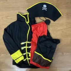 130 140 男の子　ハロウィン　コスプレ　男の子　フック船長　海賊