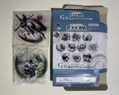 一番くじ ワンピース G賞 墨式アクリルスタンド ゾロ ミホーク 2点セット