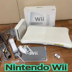 Nintendo Wii 本体 バランスボード セット 箱付き 取扱説明書