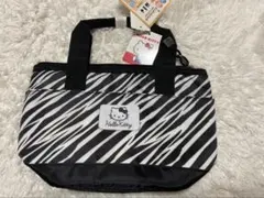 新品 ハローキティ ゼブラ 保冷ミニトートバッグ アベイル しまむら サンリオ