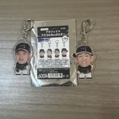 千葉ロッテマリーンズ BSW デカフェイス アクリルキーホルダー　毛利