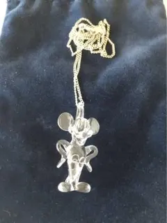 ミッキーマウス　クリア　ペンダント