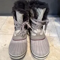 SOREL 防水ファースノーブーツ グレー