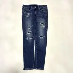 AZUL BY MOUSSY アズールバイマウジー ダメージリペアデニム M