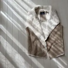 Bershka ムートンファーベスト ボアベスト Sサイズ