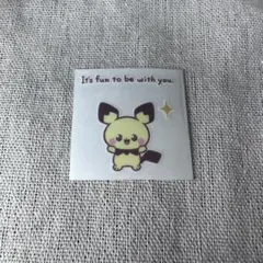 ポケピース ピチュー ステッカー