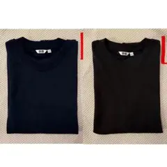 UNIQLO ユニクロ エアリズムコットンクルーネックTシャツ 2点セット